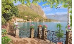  Фототапети 3д гледка средиземноморски крайбрежен красив град