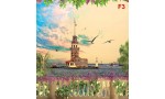  Фототапети изглед тераса моминска кула в Истанбул