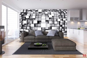 Фототапети 3D геометрични кубове 1