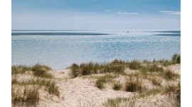 Фототапет морски пейзаж на море панорама дюни