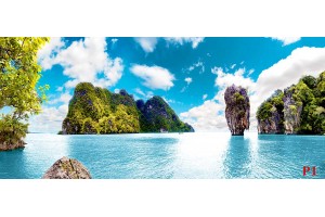 Фототапет уникална природна морска гледка от Тайланд скали
