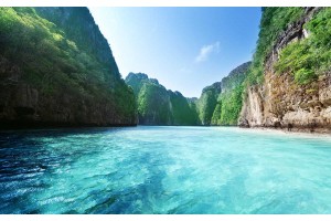 Фототапет тайландски морски пейзаж с лазурна вода