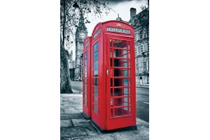 Фототапети изглед от Лондон телефонна кабина