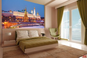 Фототапети красив изглед на Москва 