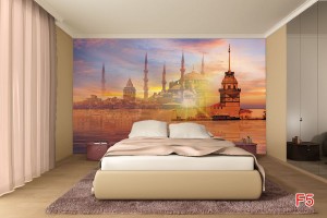 Фототапет компилация Истанбул и изглед джамия