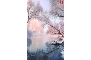 Фототапет пейзаж зимно приказно езеро Фототапет пейзаж зимно приказно езеро