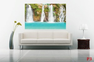 Фототапети красив горски водопад