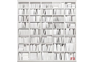 Фототапет библиотека от бели книги