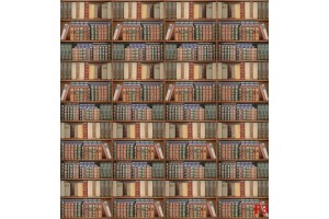 Фототапети библиотека със стари книги 2