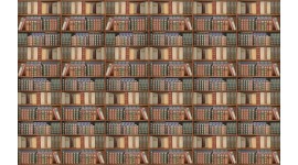 Фототапети библиотека със стари книги 2