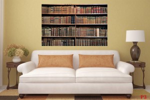 Фототапет ретро библиотека стари книги