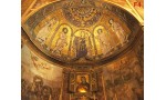 Фототапет църква икона на Богородица и стенописи