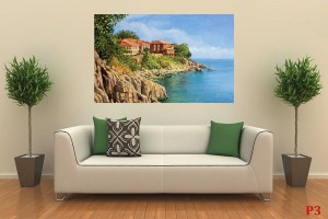 Фототапет изглед картина от България - Стария Несебър
