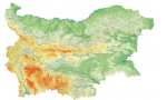 Фототапети пътна карта на България 