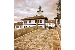 Фототапети прекрасен изглед от град Трявна 