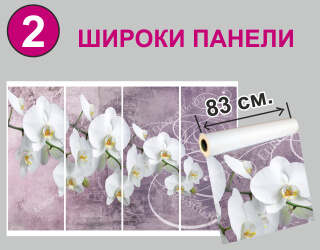 Фототапети за стена - широки панели